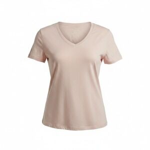 Universal Thread V-Neck T-Shirt Womens XS Peach Pink Excellent Cotton Basic